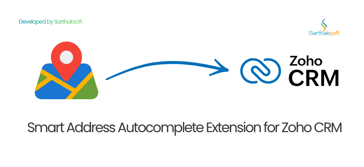 Smart Address Autocomplete Extension for Zoho CRM icon — #42 highest rated app on Zoho Marketplace