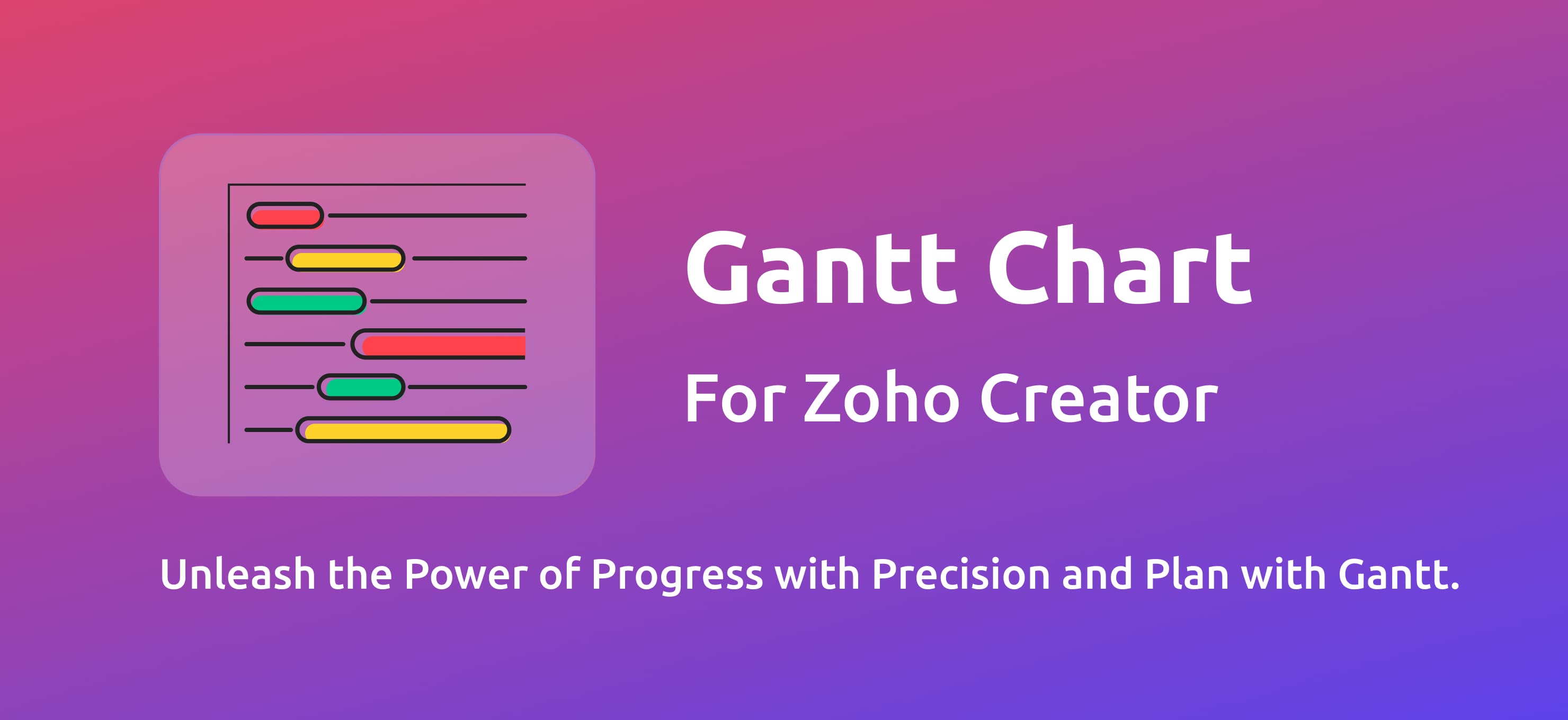 Gantt Chart Extension for Zoho Creator — Zoho app icon